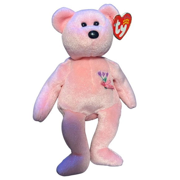 VINTAGE BEANIE BABY flower bear - Picture 1 of 3